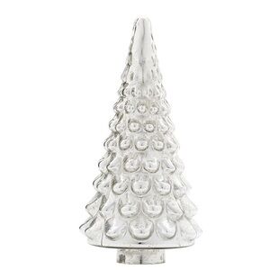 NIB Pottery Barn Medium Mercury Glass Tree Cloche